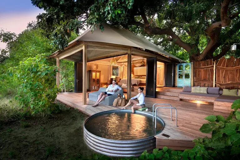 Nyamatusi Camp PRIVATE DECK AND POOL