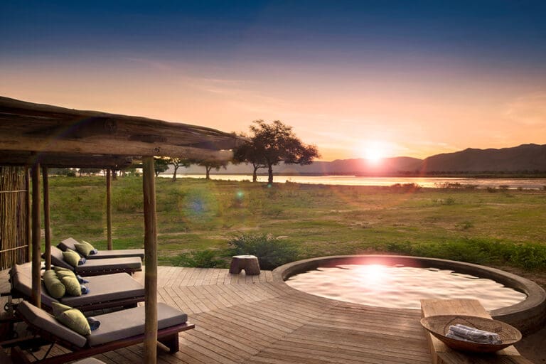 Nyamatusi Camp pool with a view