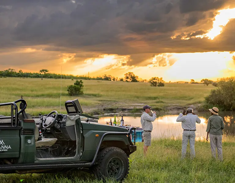 Savanna Private Game Lodge Sabi Sands Kruger sundowners Drinks stop