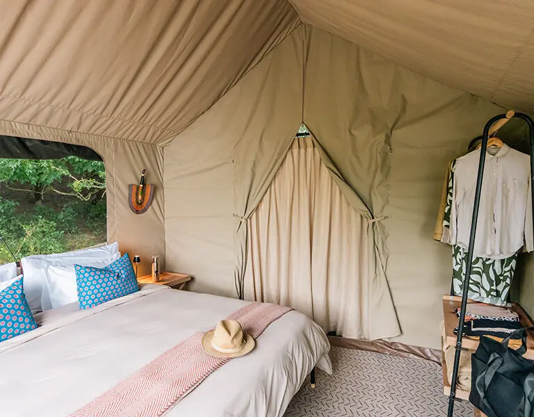 GORONGOSA SAFARIS Chicari Camp Safari Tent Interior 23