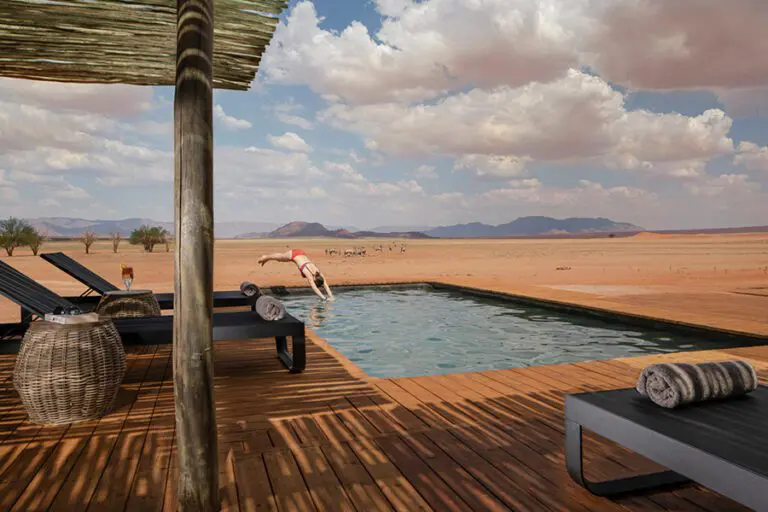 9Kwessi Dunes Cooling off at the pool