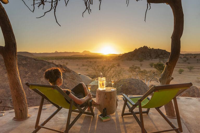 Camp kipwe balcony sundowner