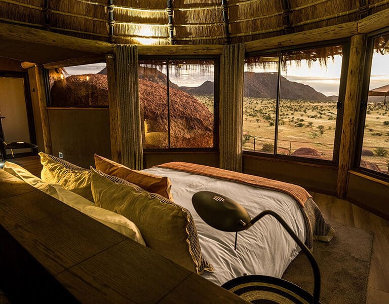 Camp Kipwe luxury suite bedroom view 1