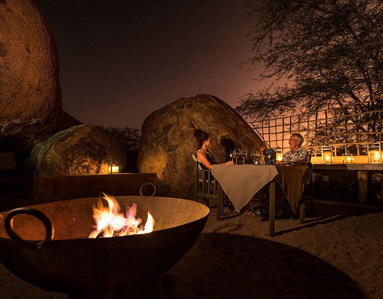 Camp Kipwe Boma Dining at Camp Kipwe
