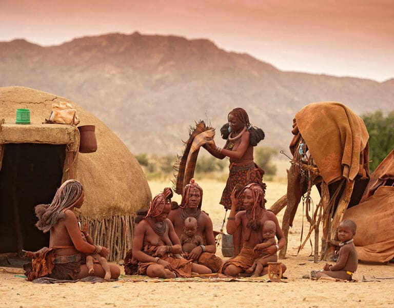 Okahirongo Elephant Lodge himba village