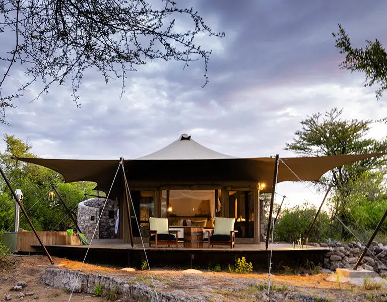 Onguma Tented Camp 6 tent exterior