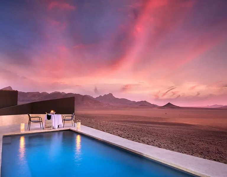 Sossusvlei Desert Lodge private dinner suite andbeyond sossusvlei2