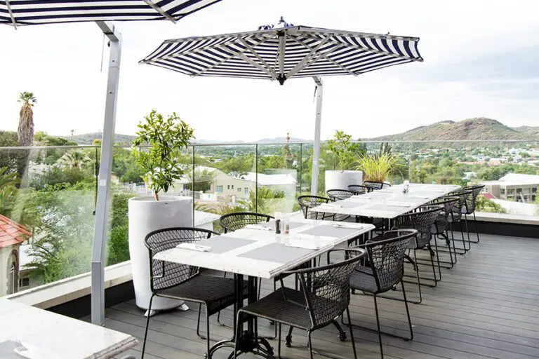 Am Weinberg Hotel skylounge view