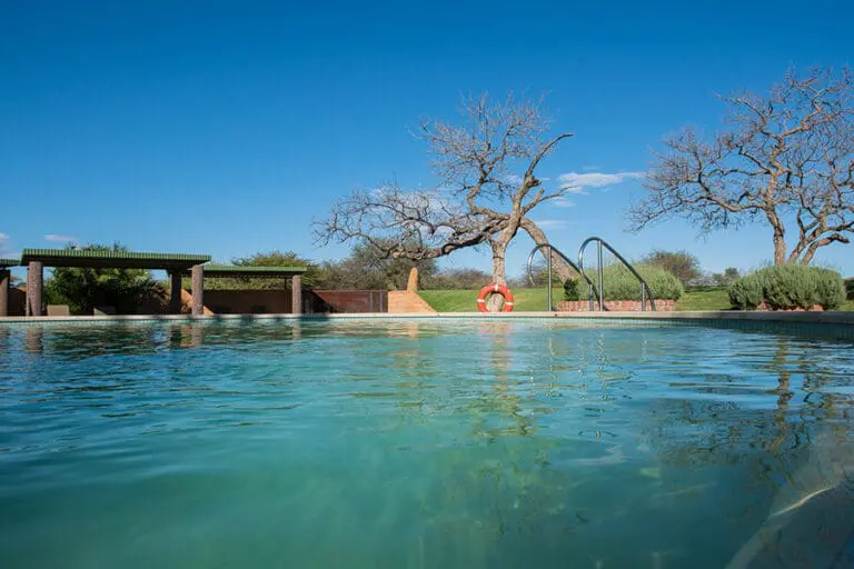 Okonjima plains camp pool