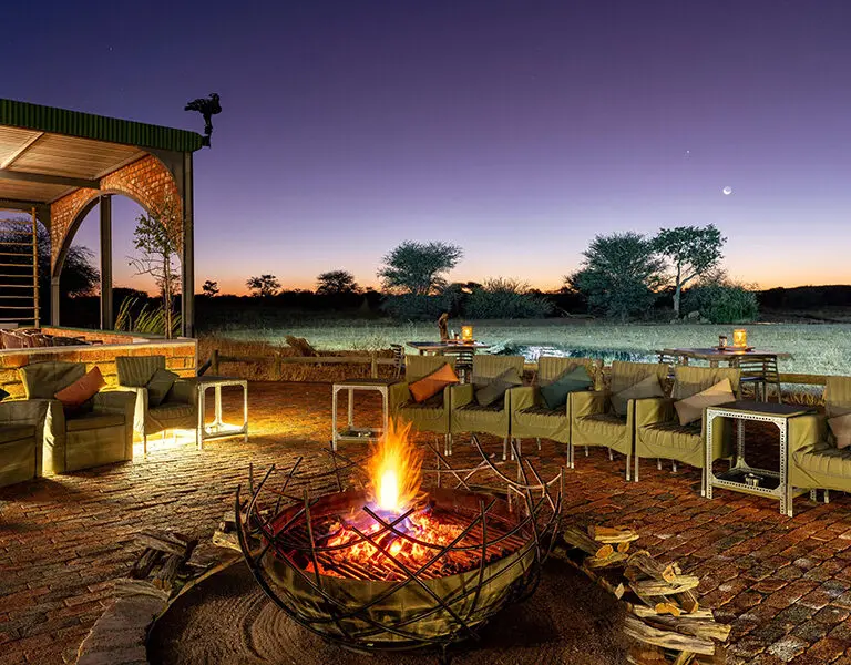 Okonjima Plains Camp Namibia boma 2