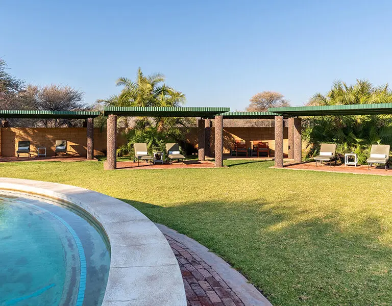 Okonjima Plains Camp Namibia pool area 2