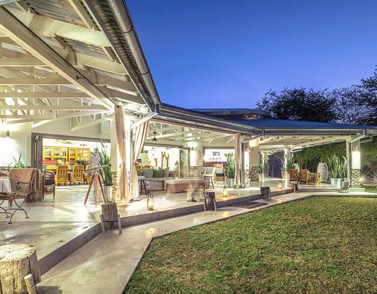 Mushara Outpost Etosha Namibia Restaurant Veranda 3