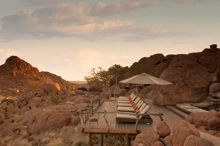 Mowani mountain camp deck