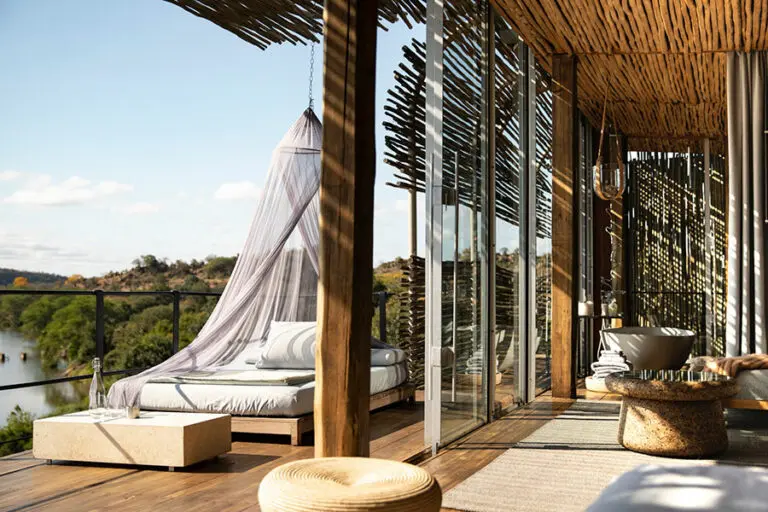 Singita lebombo lodge suite interior and exterior