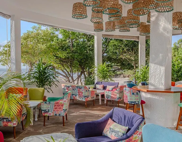Chale Island Resort Kenya coast restaurant