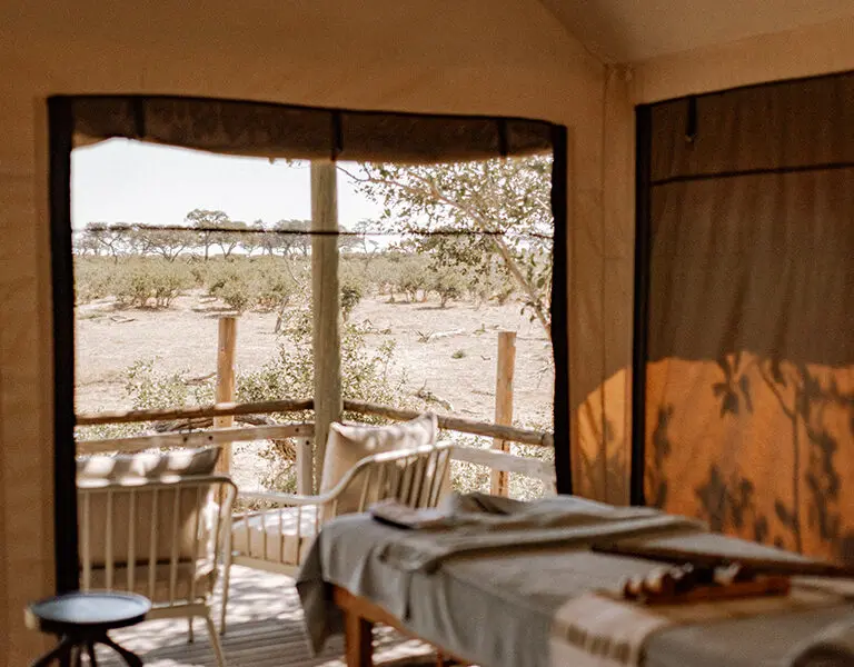 Belmond Savute Elephant Lodge Chobe NP Savute Channels Botswana spa tent