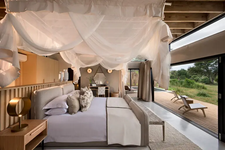 Lion Sands River Lodge 3 River Suite Bedroom Interior