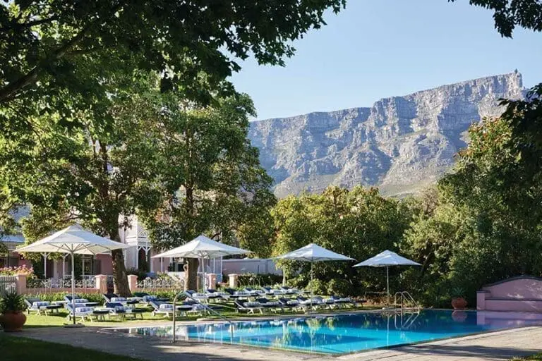 The swimming pool at Mount Nelson A Belmond Hotel