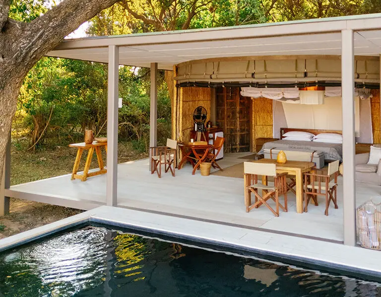 TimeTide Chinzombo Zambia South Luangwa family tent 4