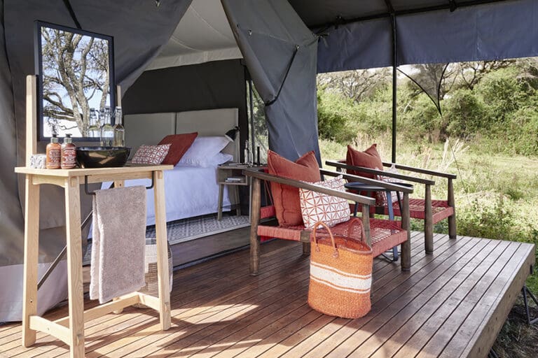 NgorongoroCraterCamp UpperLevelBedroom BalconyVerandah