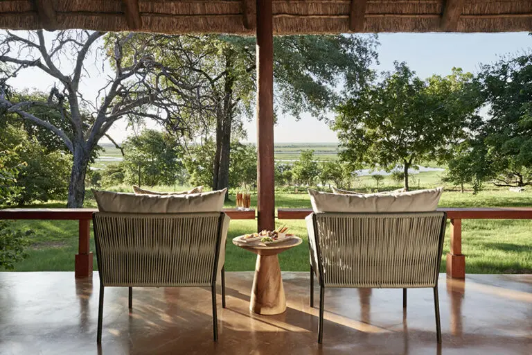 Chobe Chilwero Veranda