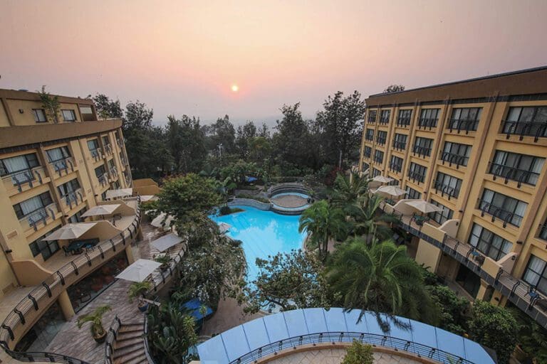Kigali Serena Hotel sun rise earlymorning