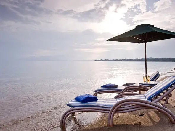 Calm and warm waters