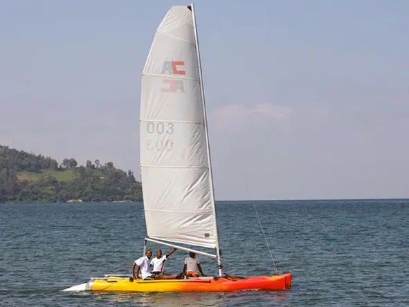 Enjoy boating canoeing