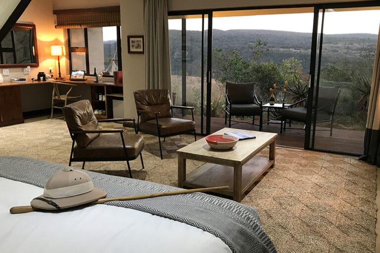 FUGITIVES DRIFT LODGE view from room Photo by Christian Sperka Photography