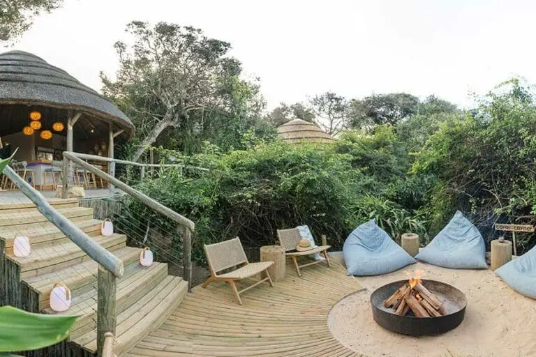 Thonga steps and firepit