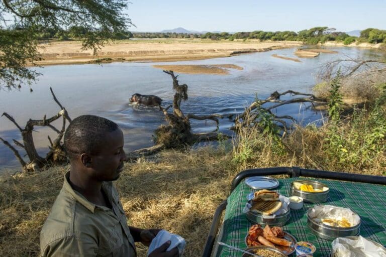 Kigelia Ruaha Bush breakfast