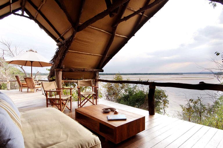 Sand Rivers Selous balcony