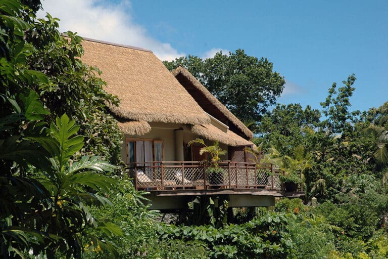 Le Domaine del Orangeraie Seychelles villa de charme outside