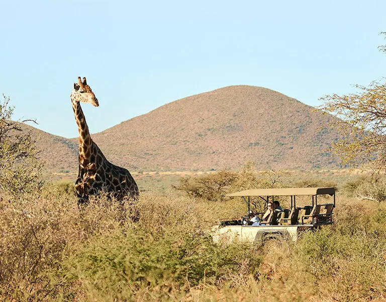 The Motse Tswalu Kalahari SA Your own private vehicle guide and tracker