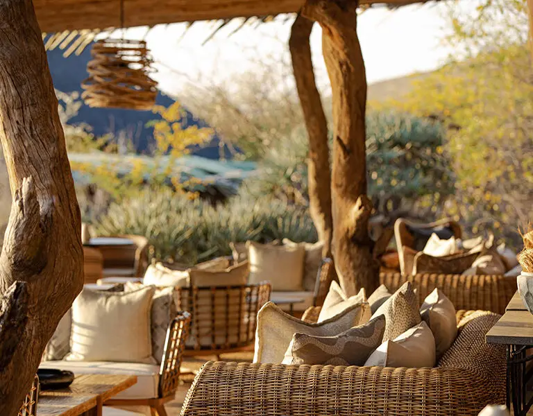 The Motse Tswalu Kalahari SA lounge