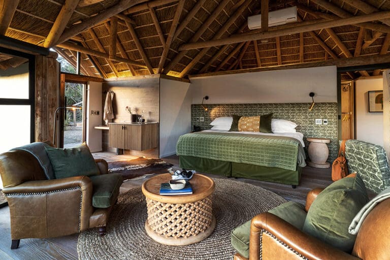 Suite interior of Kwandwe Great Fish River Lodge Kwandwe Private Game Reserve in South Africa
