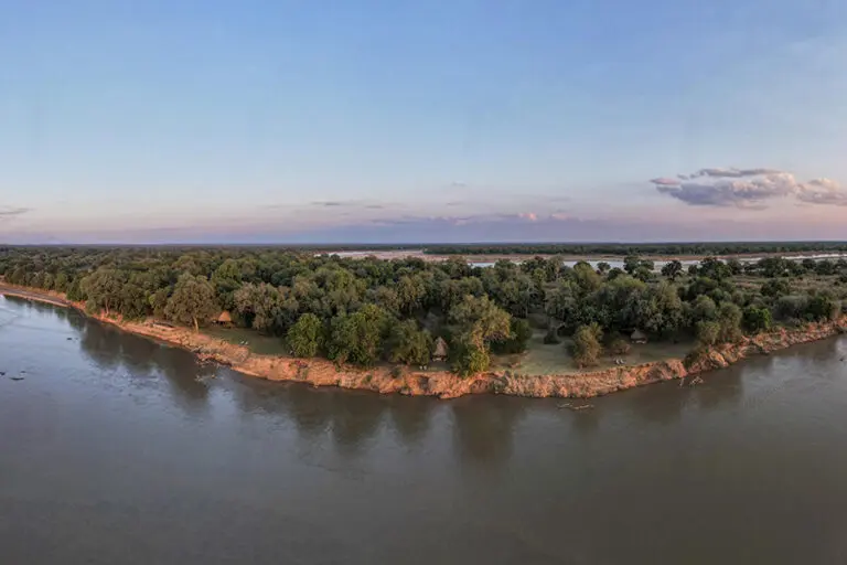 Tafika Camp Zambia South Luangwa aerial 1