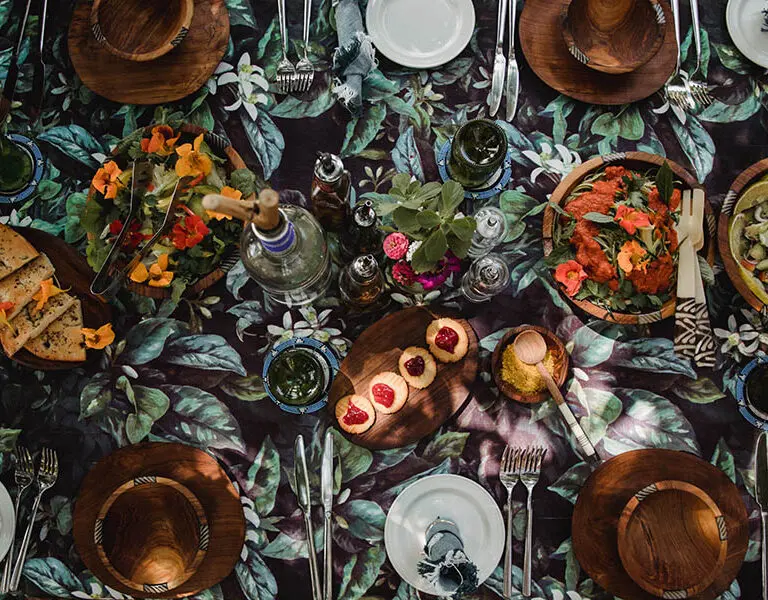 Emboo River organic farm to fork dishes 2