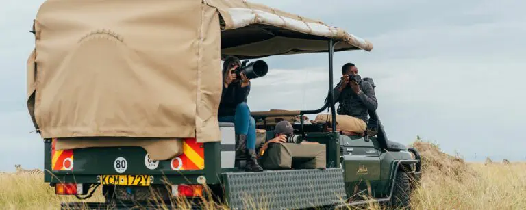 Naboisho photographic vehicle gear and open sides