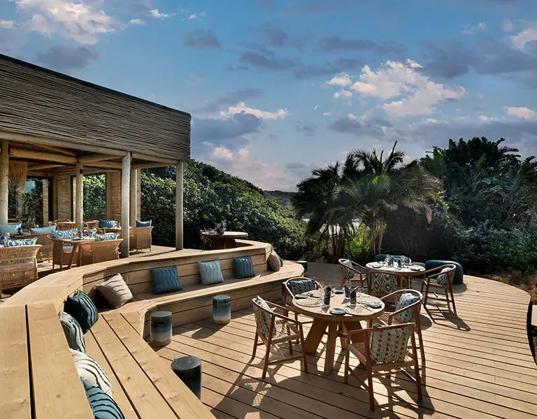 GweGwe Beach Lodge Wild Coast new images 2025 Outside dining
