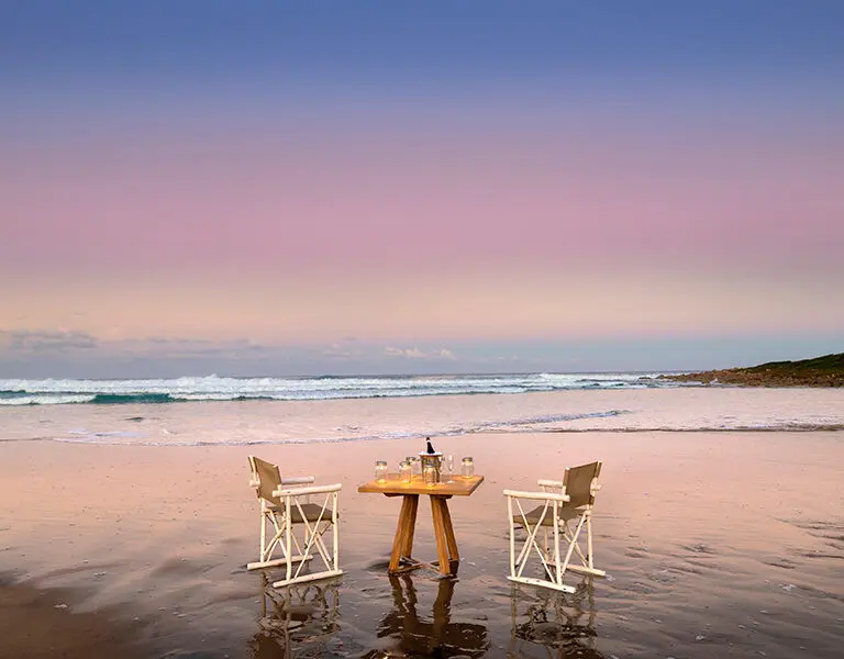 GweGwe Beach Lodge Wild Coast new images 2025 Sundwoners on GweGwe beach