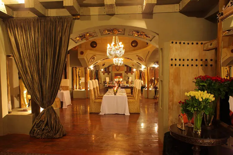 NgorongoroCraterLodge Interior Supper