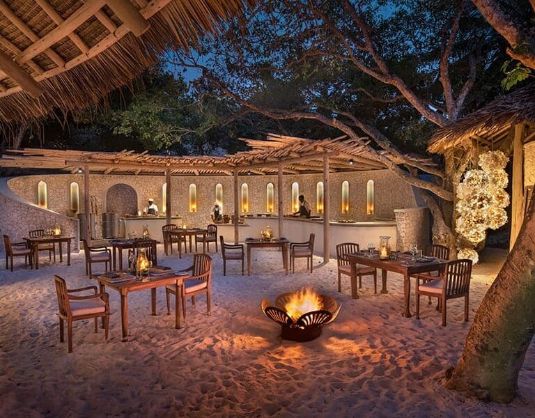 Mnemba Island Lodge 4 beach boma