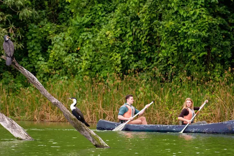LakeDulutiSerenaHotel Activity CanoeBoat