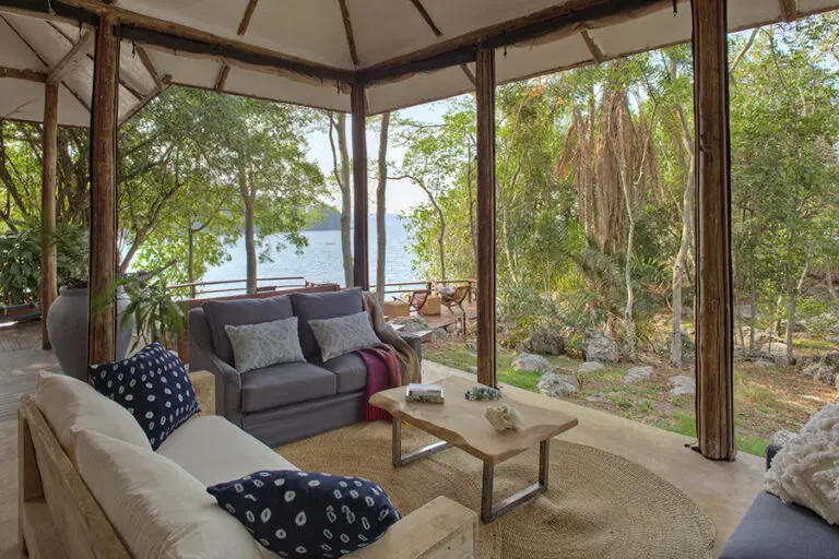 RubondoIslandCamp Interior Lounge
