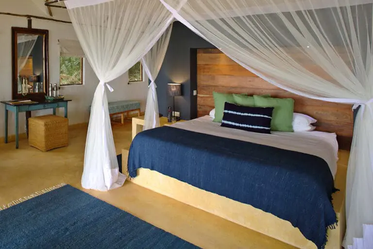 RubondoIslandCamp UpperLevelBedroom LuxuryRoom