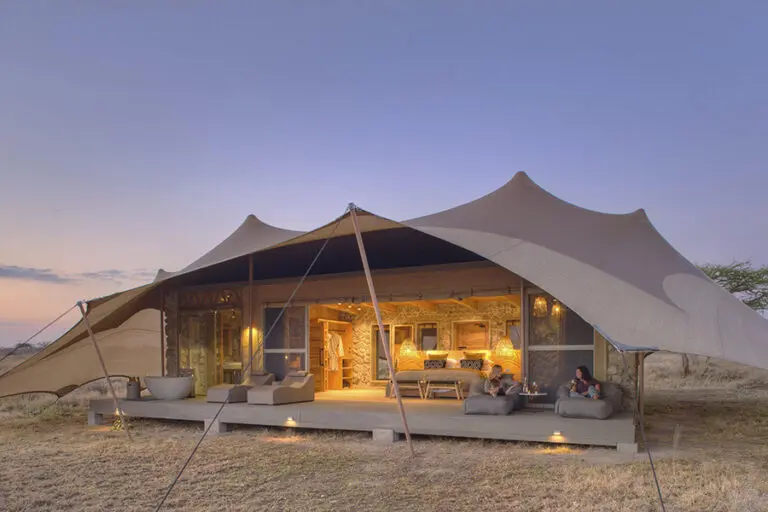 Namiri Plains Tent exterior 1