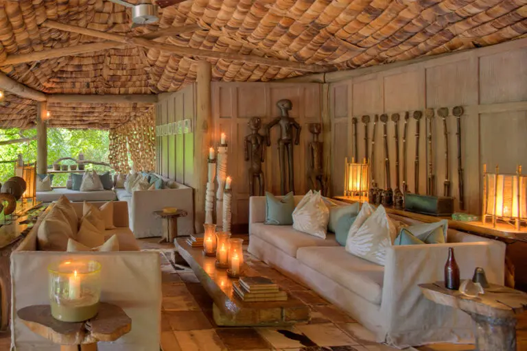 Lake Manyara Tree Lodge lounger area