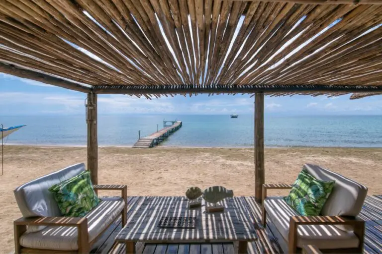 Mbali Mbali Mahale beach lounging