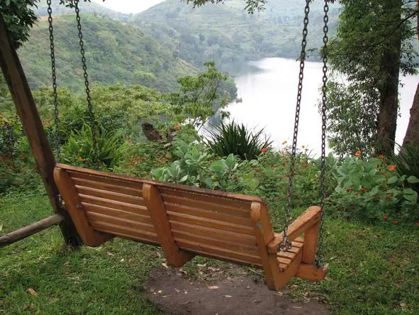Ndali Lodge swing chair